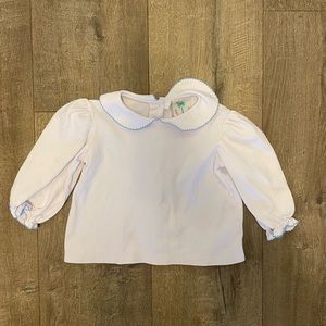 Shrimp & Grits Peter Pan Long Sleeve Top